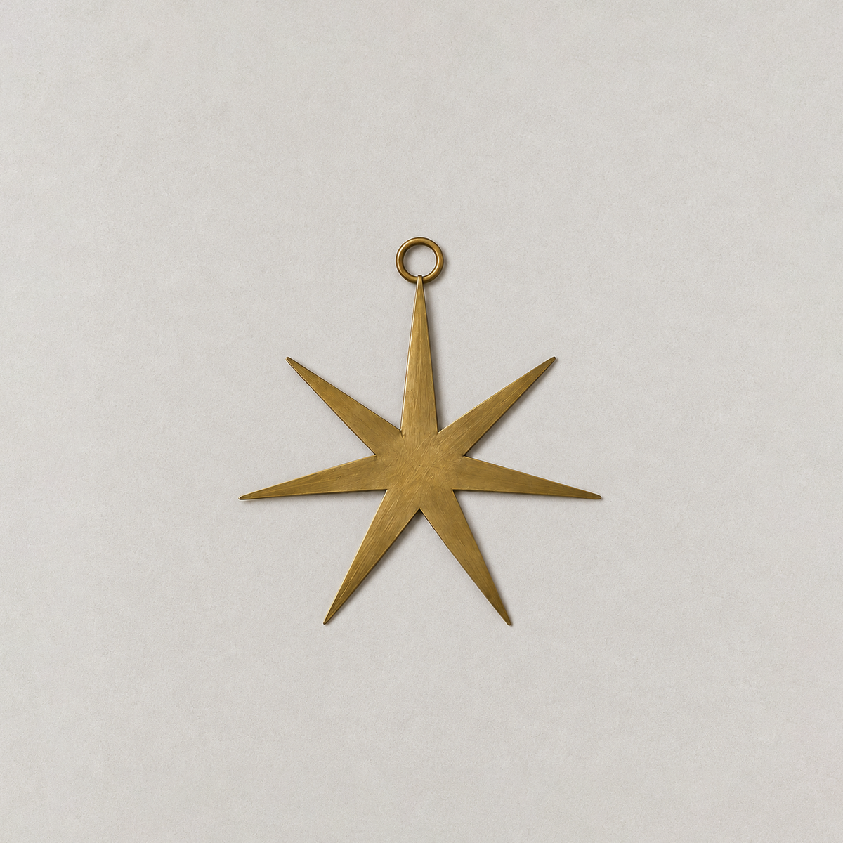 Radiant Brass Star Christmas Hanging Ornament - image 5