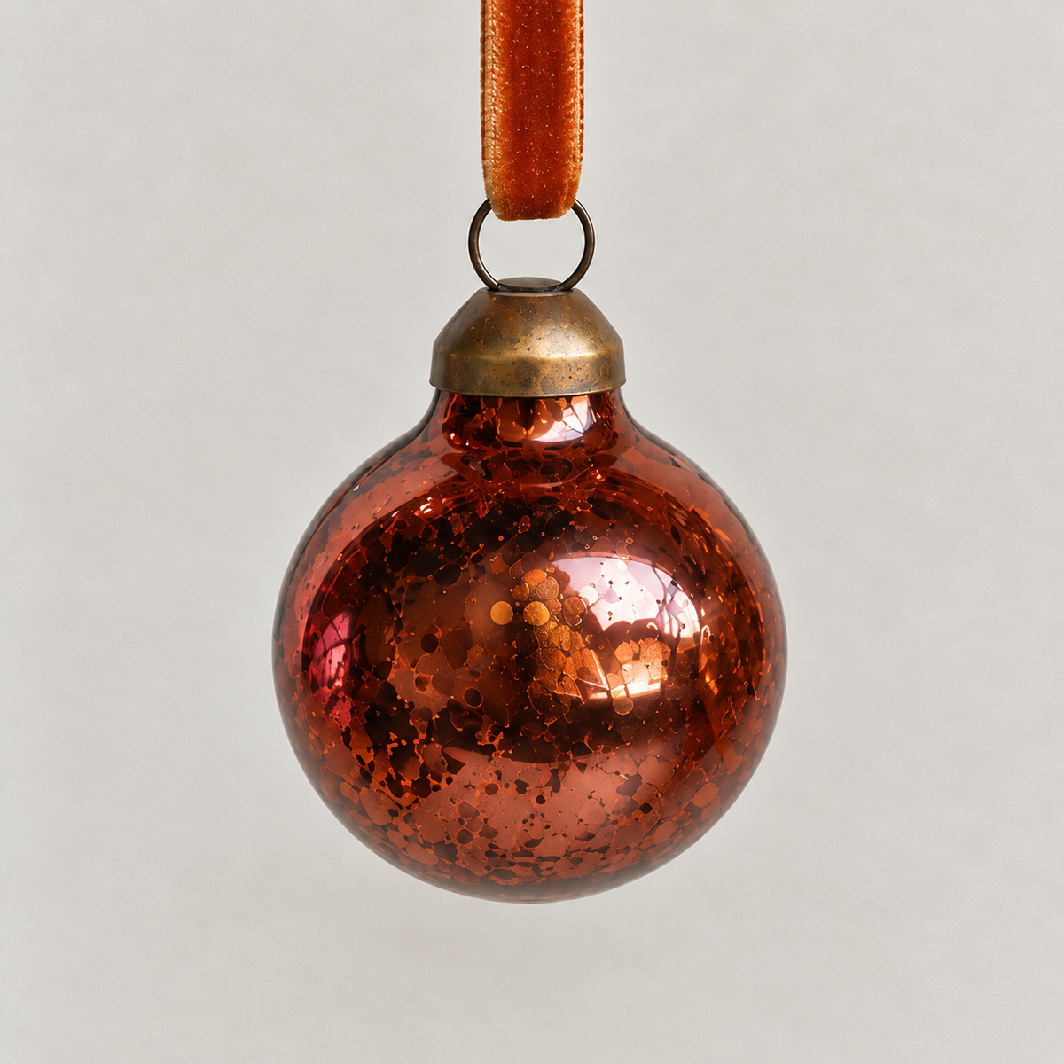 Mini Mercury-Style Glass Christmas Ball Ornament - image 11