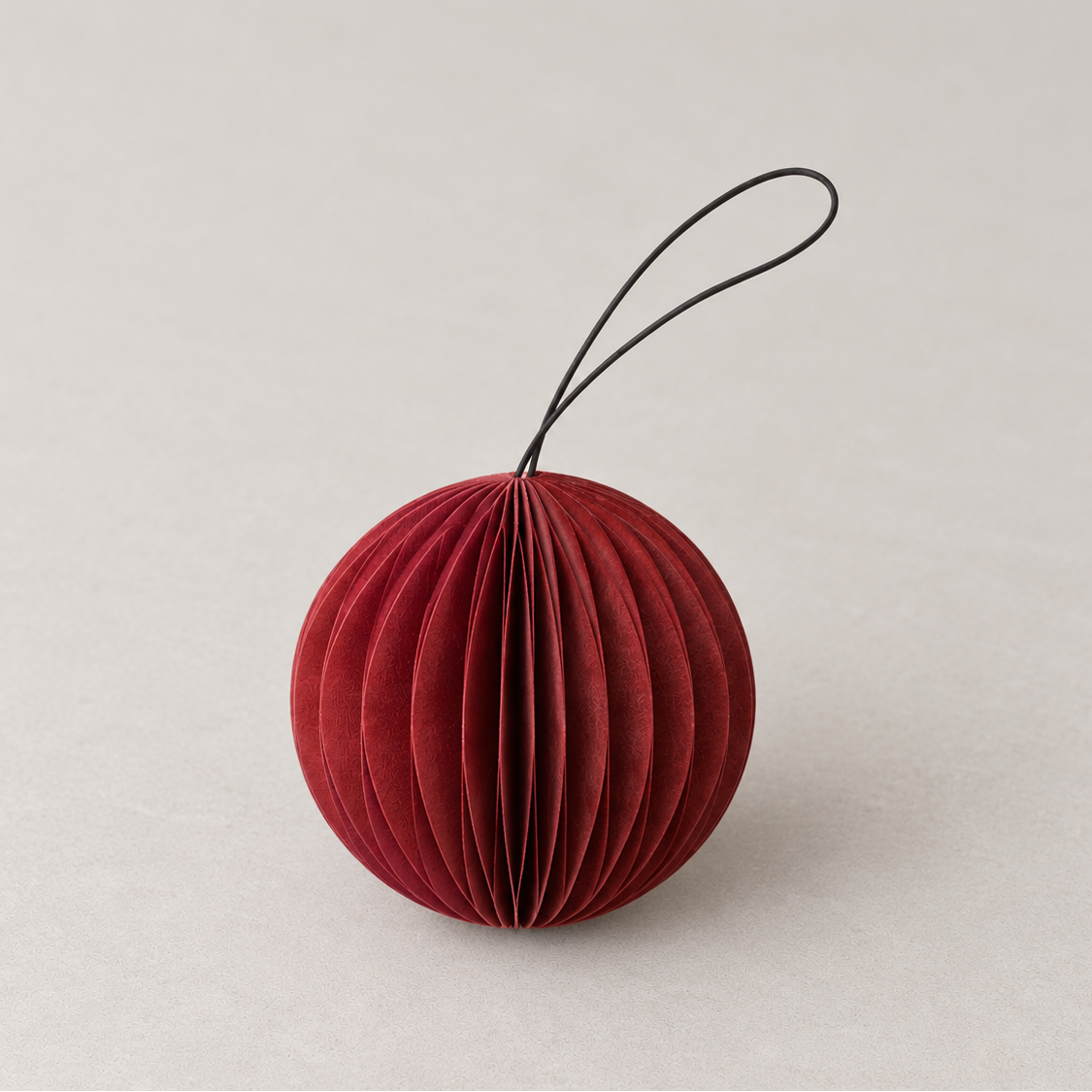 3-Inch Berry Recycled Paper Christmas Ball Ornament - image 1
