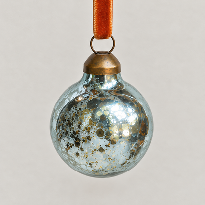 Mini Mercury-Style Glass Christmas Ball Ornament - image 18