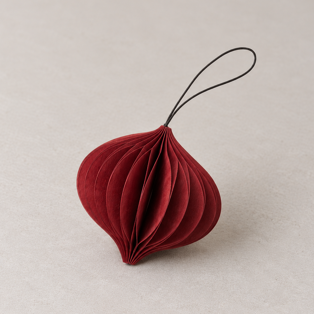 3-Inch Berry Recycled Paper Onion Christmas Ornament - image 1