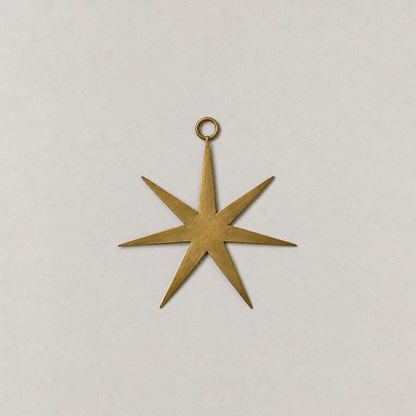 Radiant Brass Star Christmas Hanging Ornament - image 5